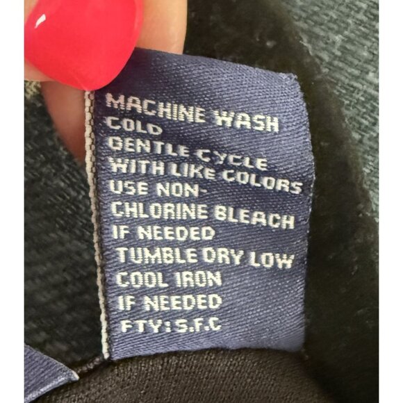 Life Style Women Black Mesh Embroidery Floral Blouse Bell Sleeve Sheer Overlay M - Picture 7 of 8